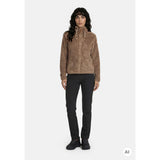 Icepeak Colony Pile Donna – Camel, indossato fronte