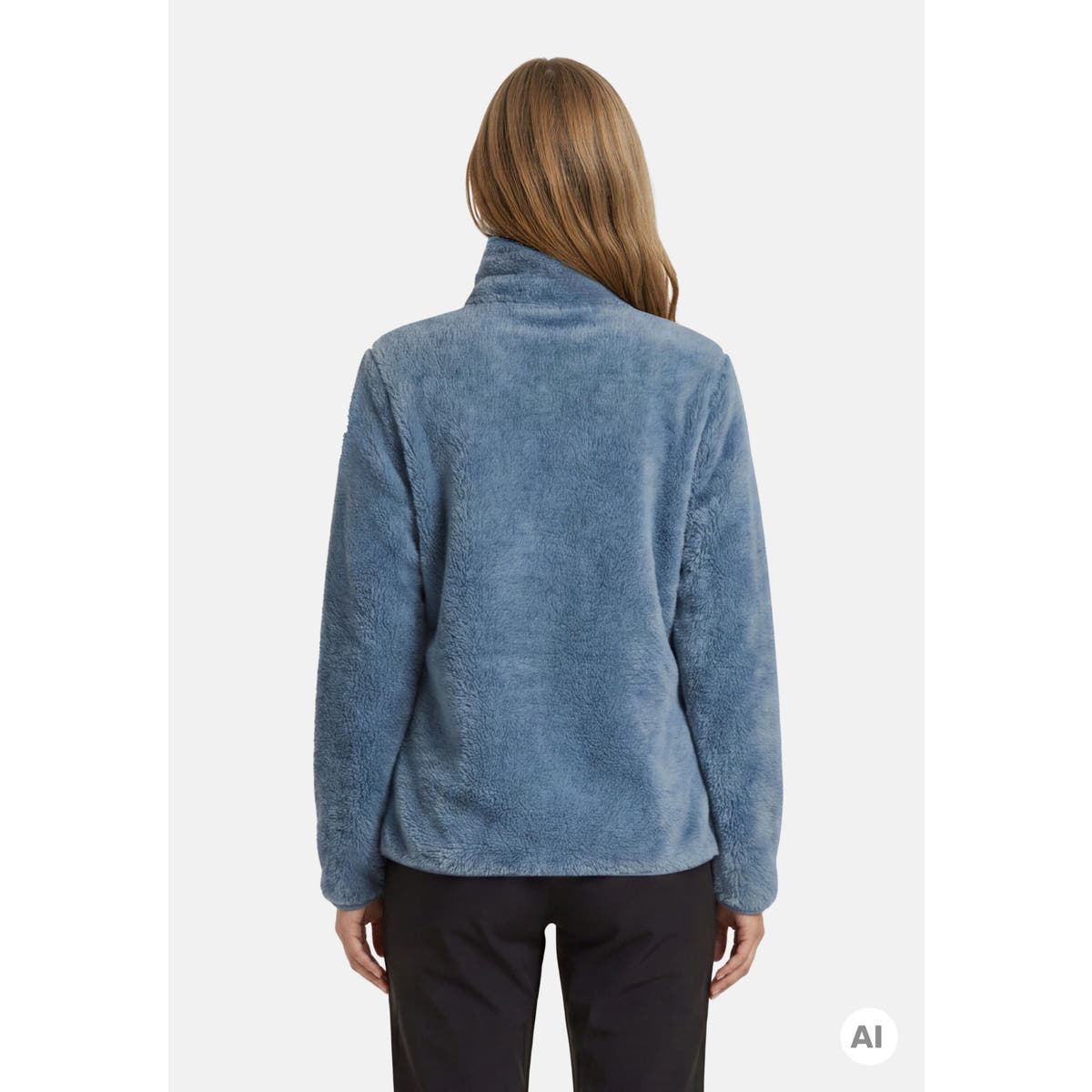 Icepeak Colony Pile Donna – Light Blue, indossato retro