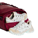 The North Face Base Camp Voyager Duffel Borsone 32L – Burgundy Crush, dettaglio 7