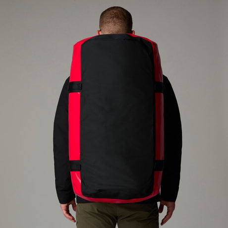 The North Face Base Camp Duffel Borsone da Viaggio Taglia L – Red Black, dettaglio 4