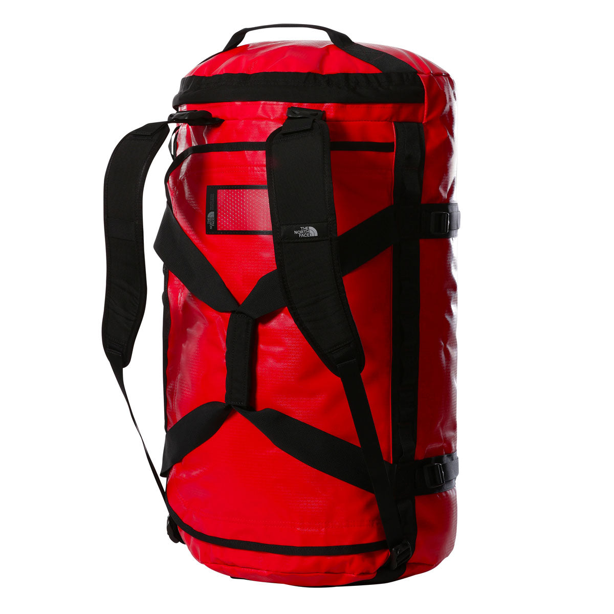 The North Face Base Camp Duffel Borsone da Viaggio Taglia L – Red Black, dettaglio 2