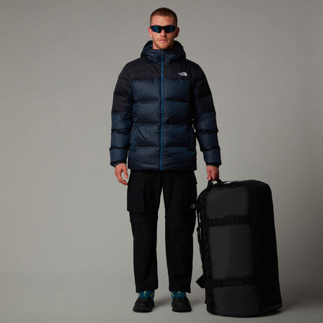 The North Face Base Camp Duffel Borsone da Viaggio Taglia XL – Black White 53R, dettaglio 4