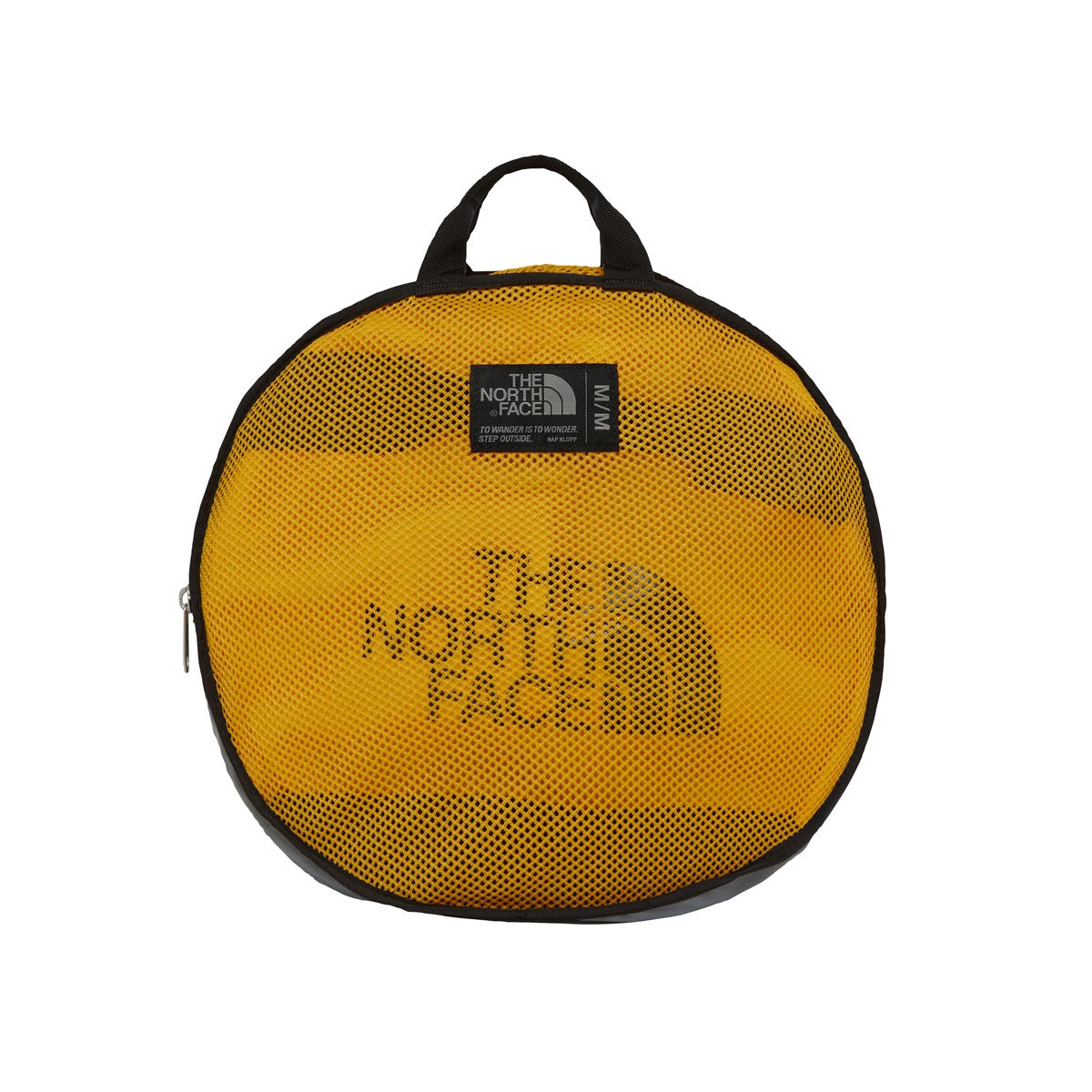 The North Face Base Camp Duffel Borsone da Viaggio Taglia M – Gold Black, dettaglio 3