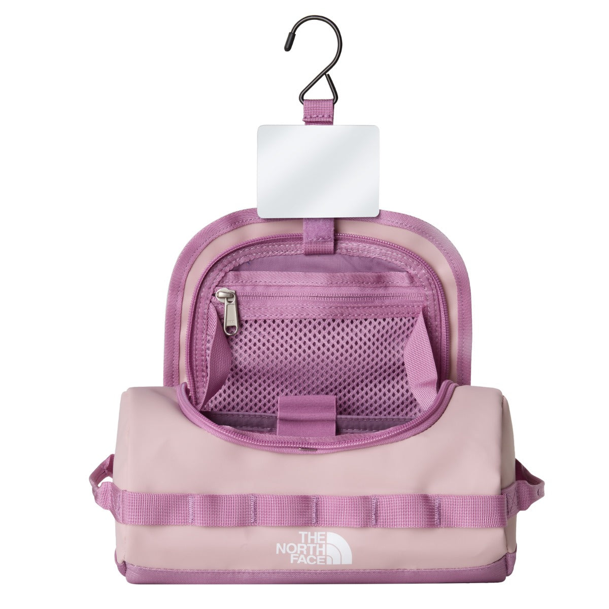 The North Face Base Camp Beauty Case da Viaggio Taglia S – Metal Pink, dettaglio 1