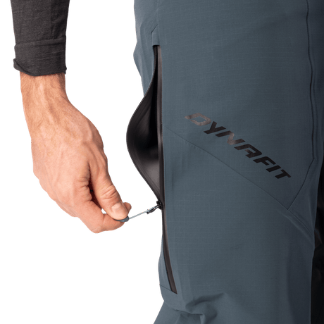Dynafit Radical 3L Pantaloni Impermeabili Uomo – Cinder, dettaglio 8
