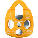 KONG Extra Roll Carrucola in Alluminio con Puleggia Singola - Arancione