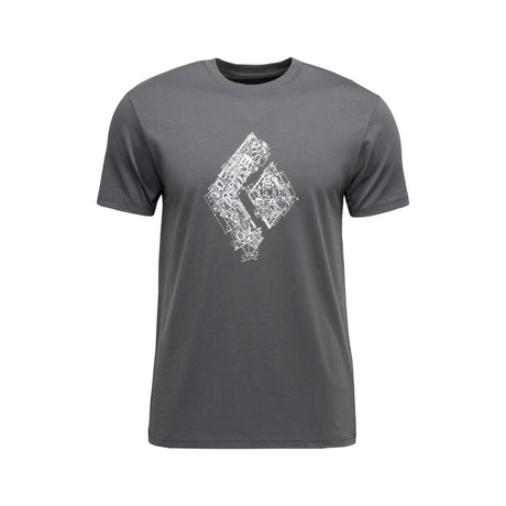 BLACK DIAMOND Engineered Diamond Short Sleeve Tee uomo