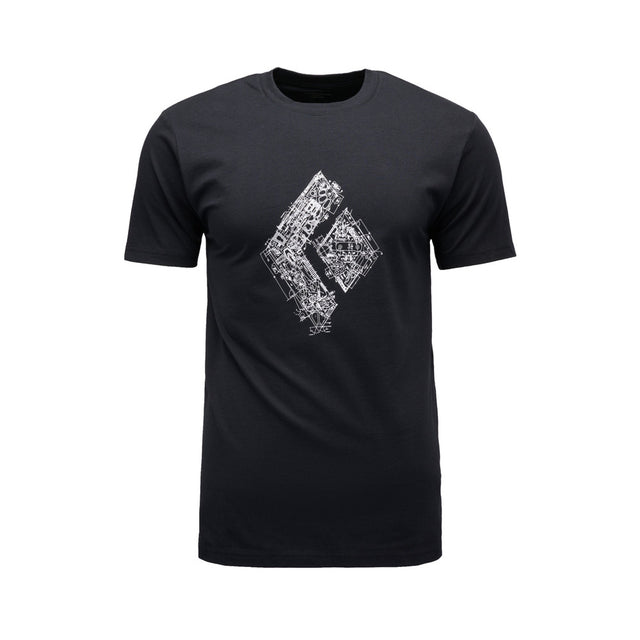 BLACK DIAMOND Engineered Diamond Short Sleeve Tee uomo