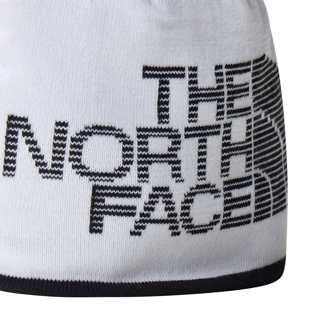 The North Face Highline Berretto Reversibile Unisex – Black White, dettaglio 3