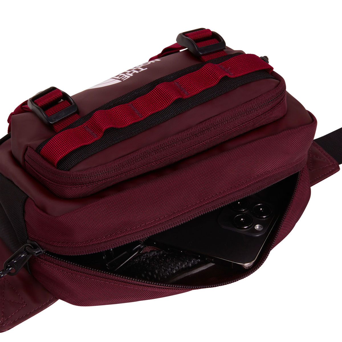 The North Face Base Camp Marsupio – Deep Burgundy Black, dettaglio 1