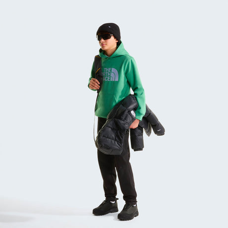 The North Face Essential Drew Peak Felpa con Cappuccio Ragazzi – Dimmed Algae, dettaglio 2