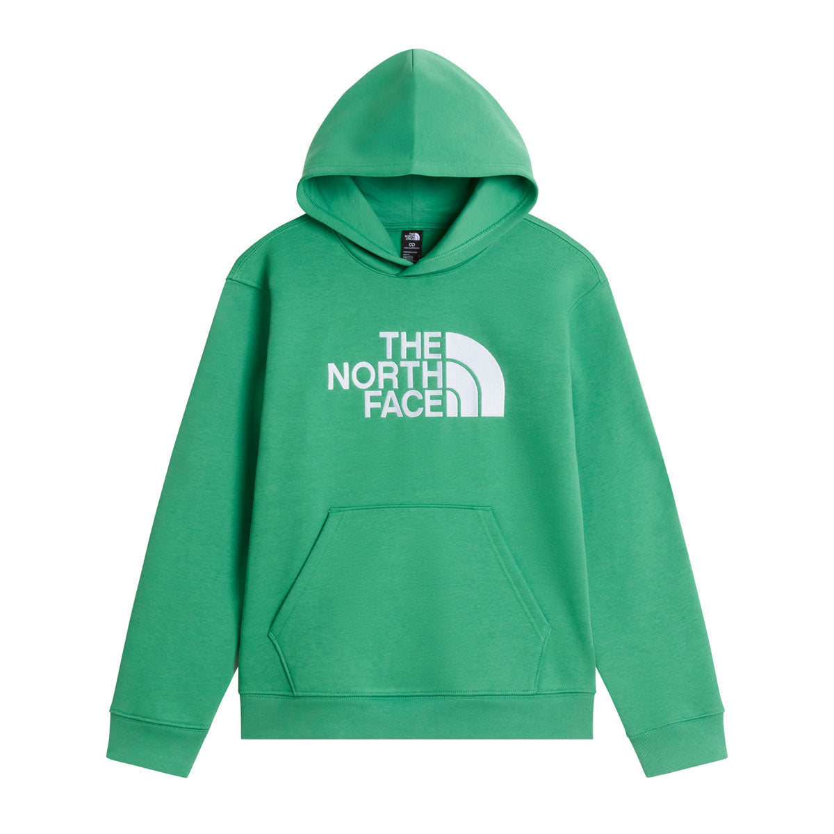 The North Face Essential Drew Peak Felpa con Cappuccio Ragazzi – Dimmed Algae, dettaglio 1