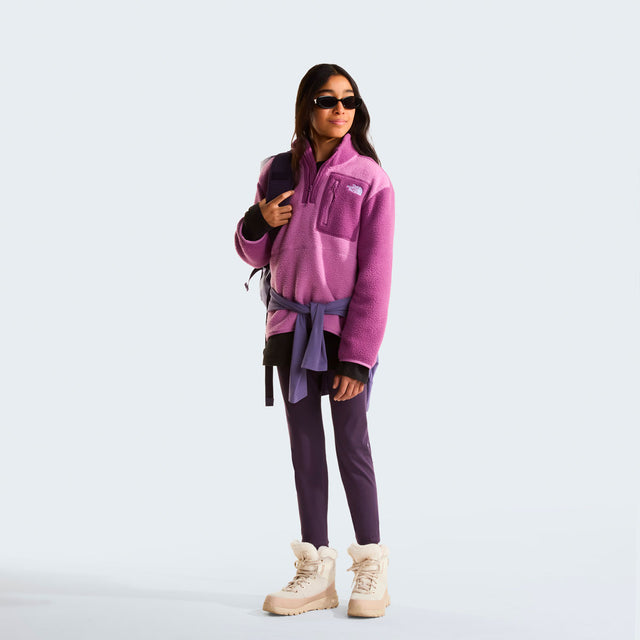 The North Face Giacca in pile Yumiori con cerniera a 1/4 da ragazzi