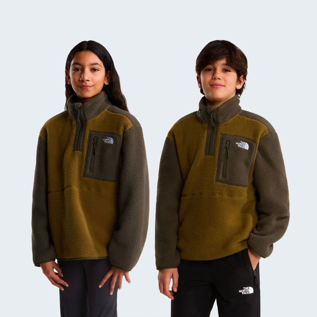 The North Face Giacca in pile Yumiori con cerniera a 1/4 da ragazzi