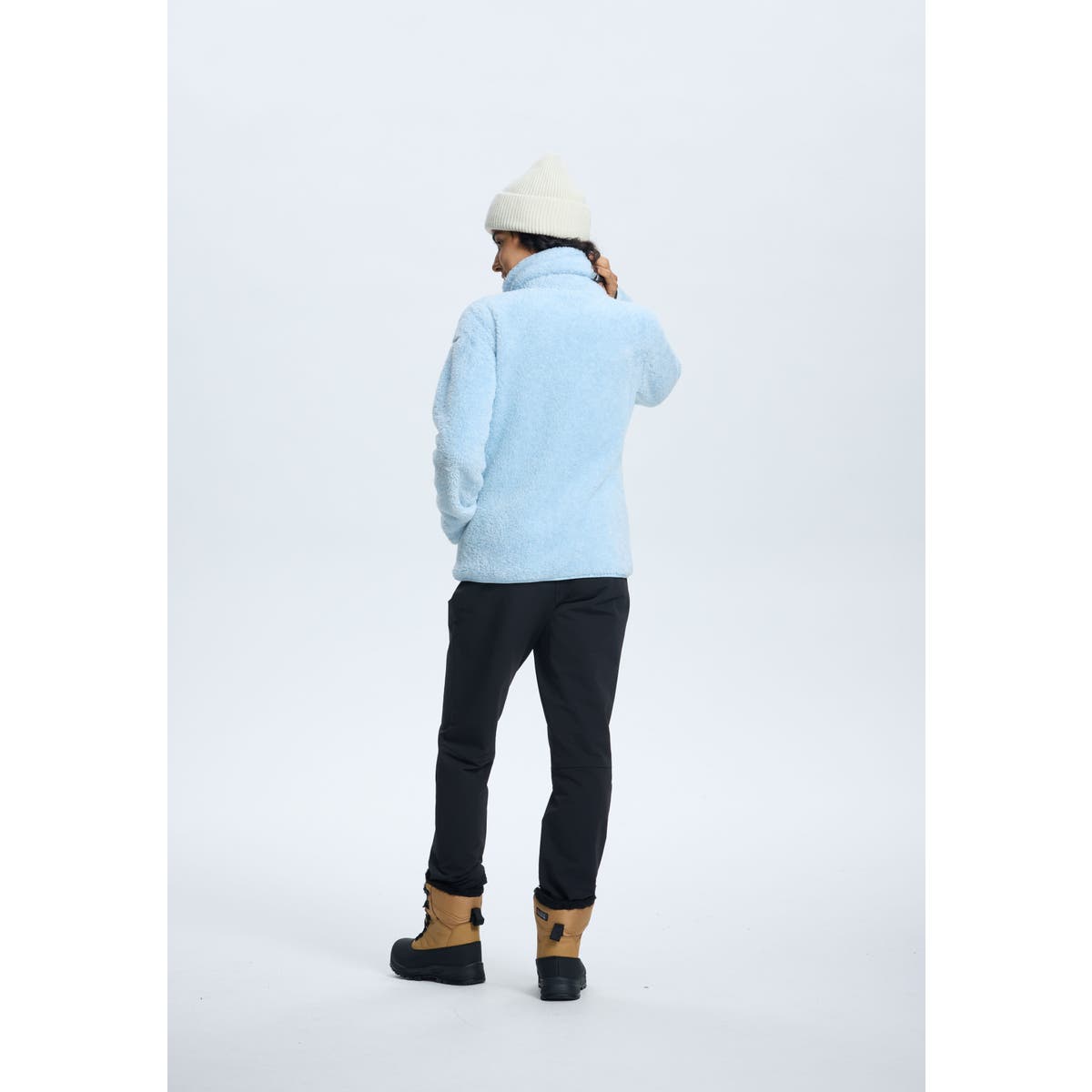 Icepeak Colony Pile Donna – Blue, indossato retro