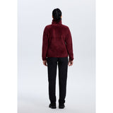 Icepeak Colony Pile Donna – Wine, indossato retro