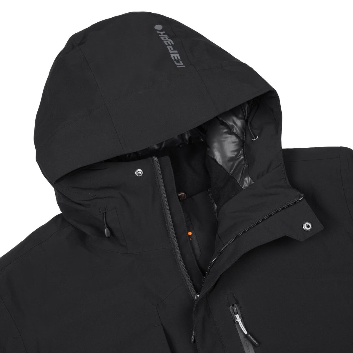 Icepeak Bakerhill Parka Imbottito Uomo – Black, dettaglio 1