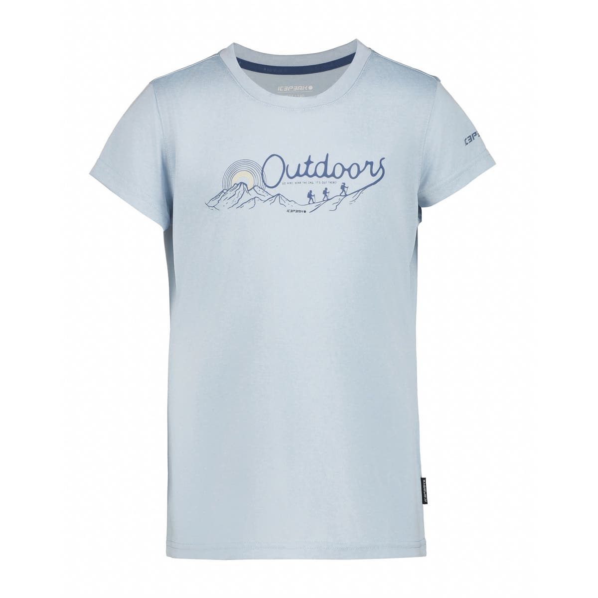 Icepeak Kivalina T-Shirt Junior – Sky, vista frontale