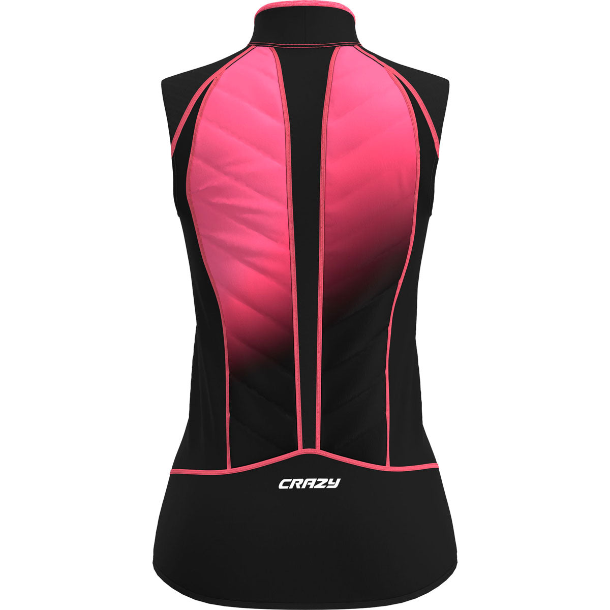 Crazy Channel Gilet Donna – Blush, vista retro