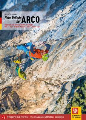Versante Sud Arco Pareti Vol. 1 Guida Vie Lunghe Tedesco – copertina