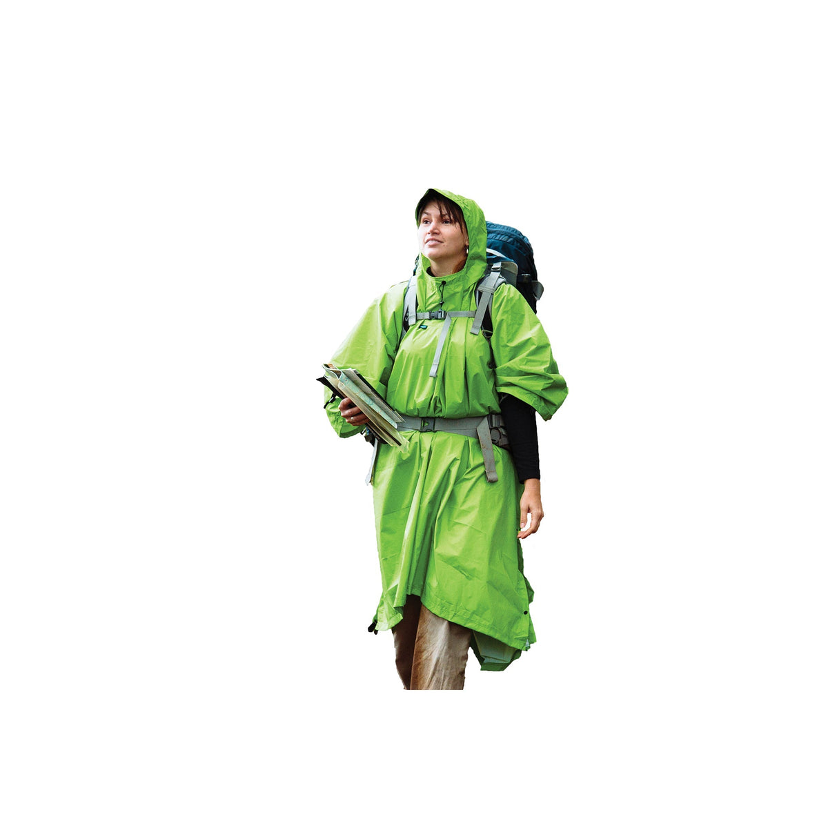 Sea to Summit Nylon Tarp Poncho 70D – GREEN 1