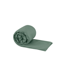Sea to Summit Asciugamano Pocket S Sage – vista frontale
