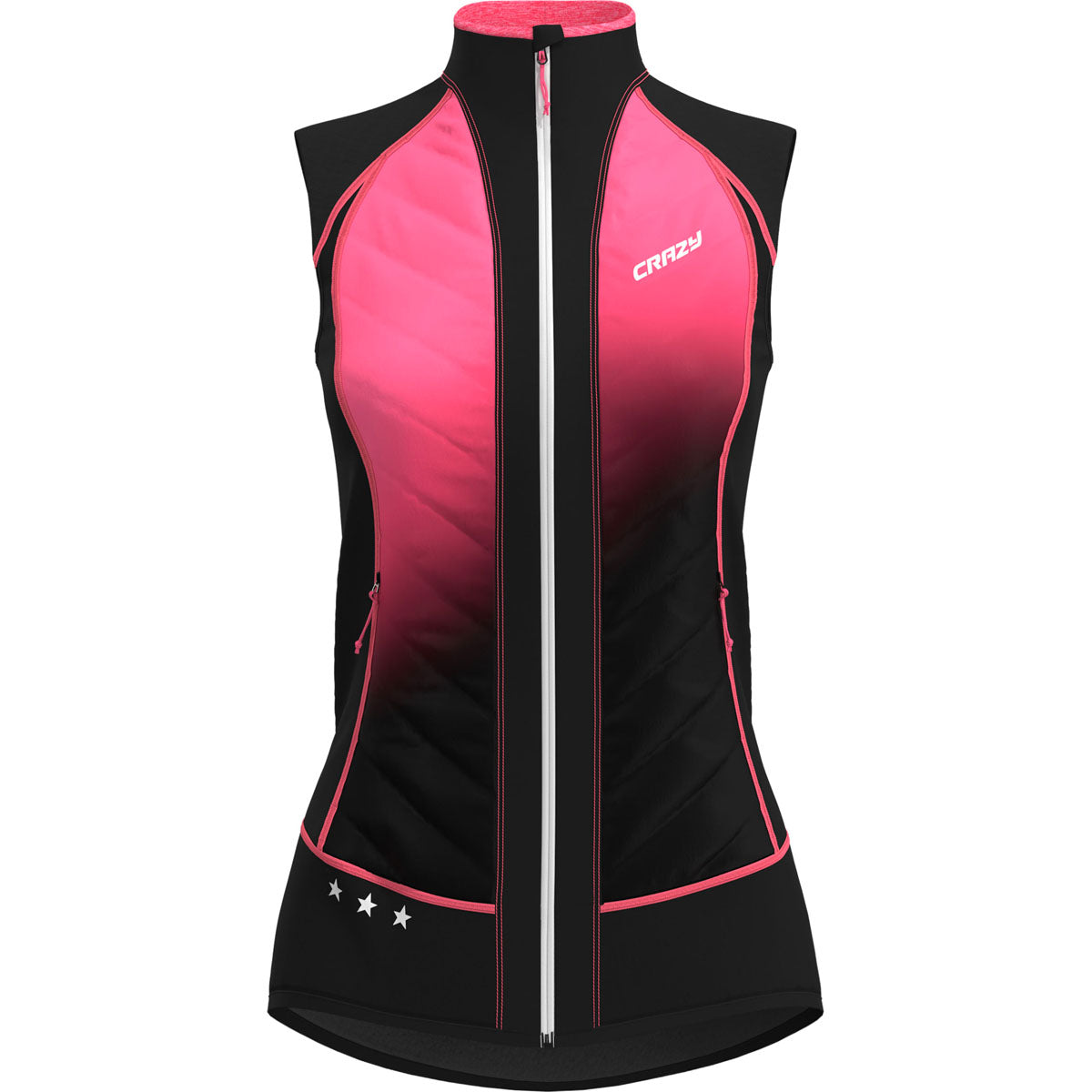 Crazy Channel Gilet Donna – Blush, vista frontale