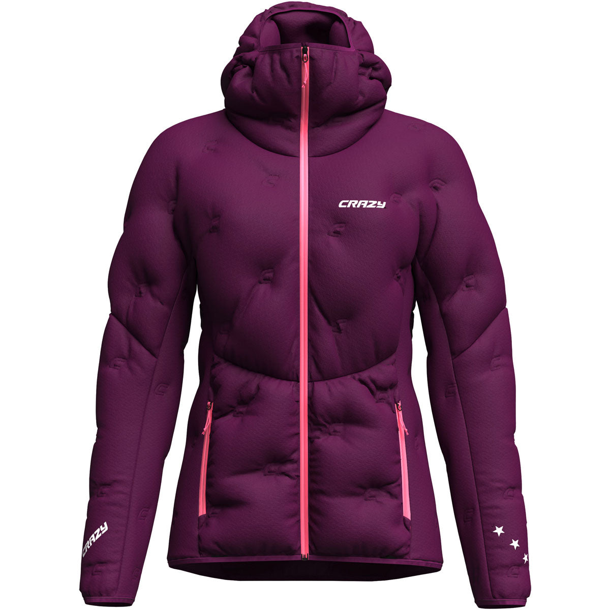 Crazy Levity Piumino Donna – Blush, vista frontale