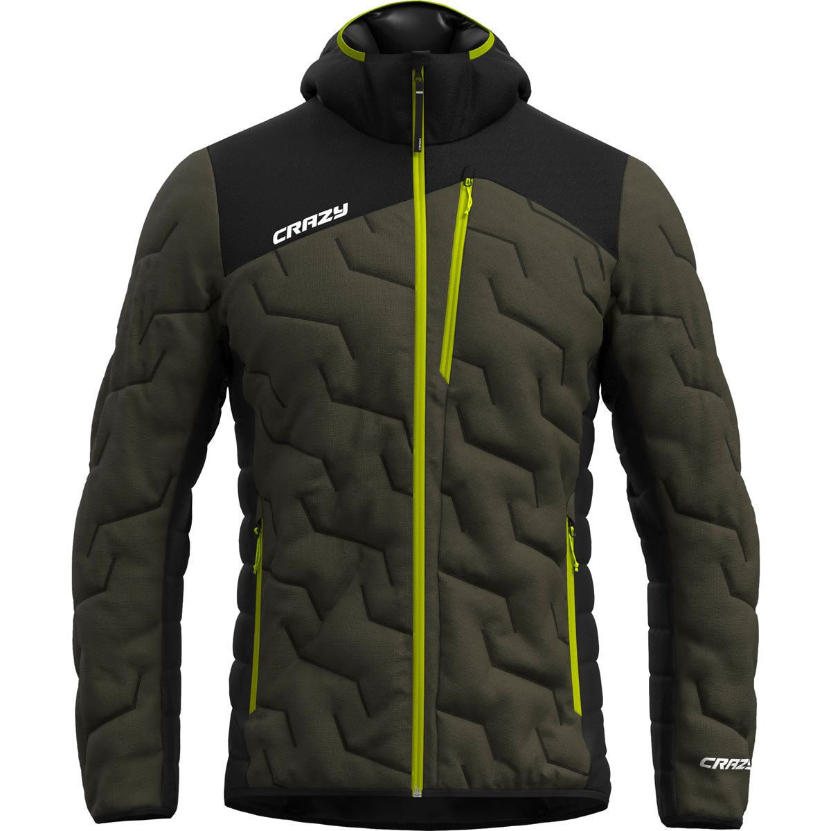 Crazy Flame Piumino Uomo – Forest, vista frontale