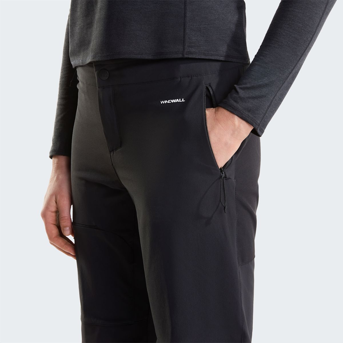 The North Face Reinforced Pantaloni Alpinismo Donna – Black, dettaglio 2