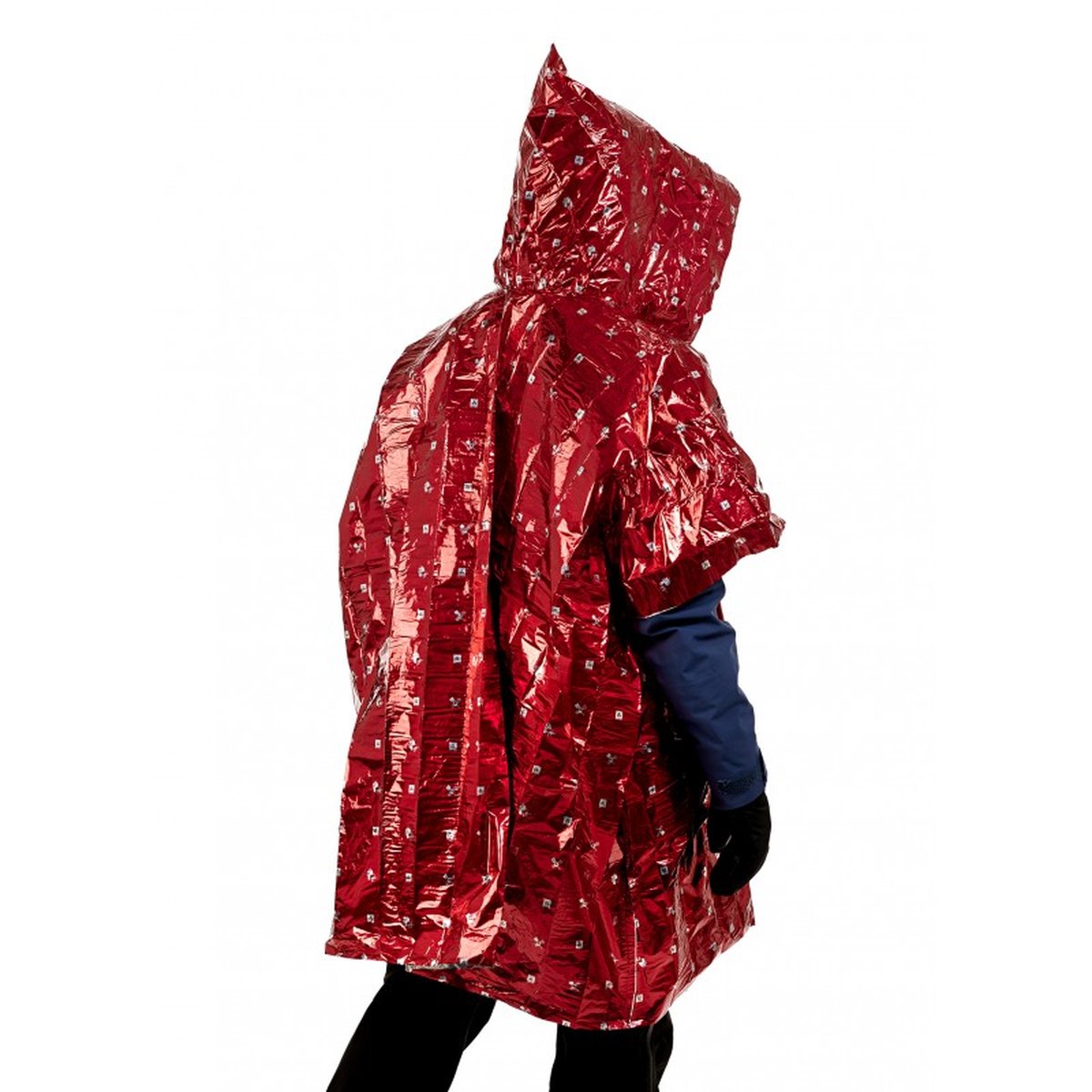 Arva Emergency Poncho Poncho Isolante di Emergenza – indossato retro