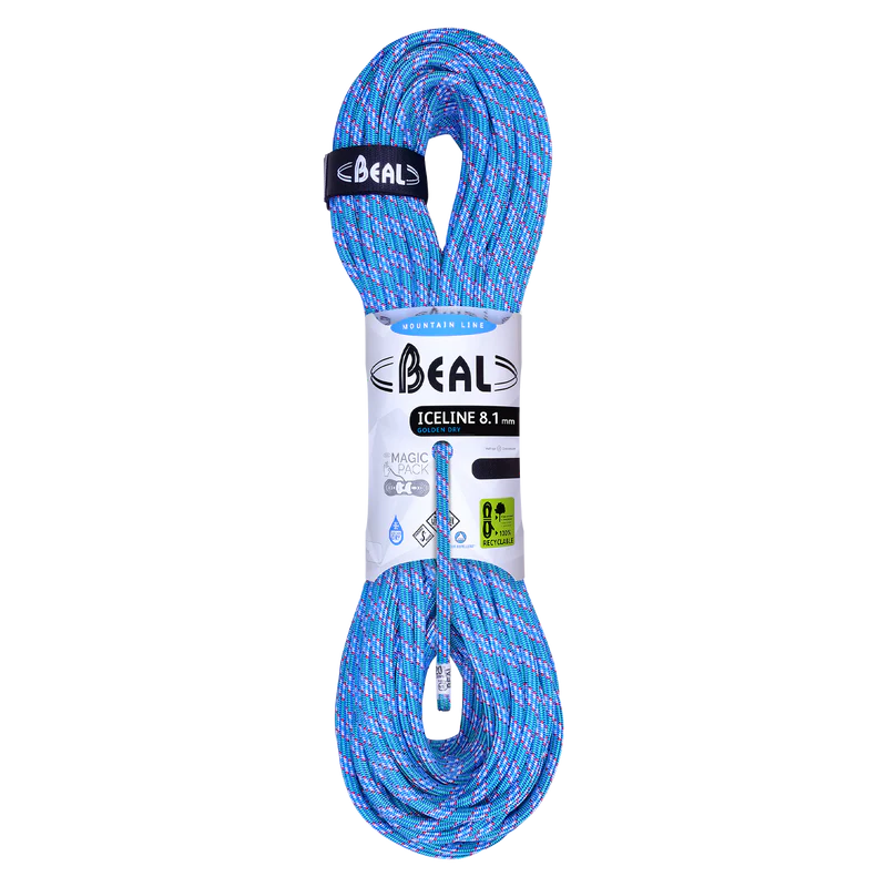BEAL ICE Line 8.1mm Unicore - Golden DRY - 60 MT - Emeraude