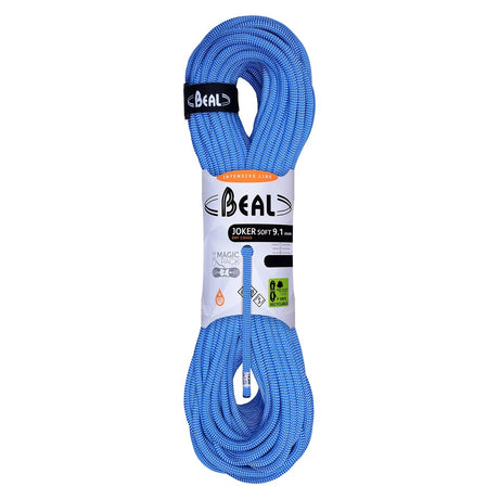 BEAL Joker Soft 9.1mm Unicore - DRY Cover - 80 MT - Blue