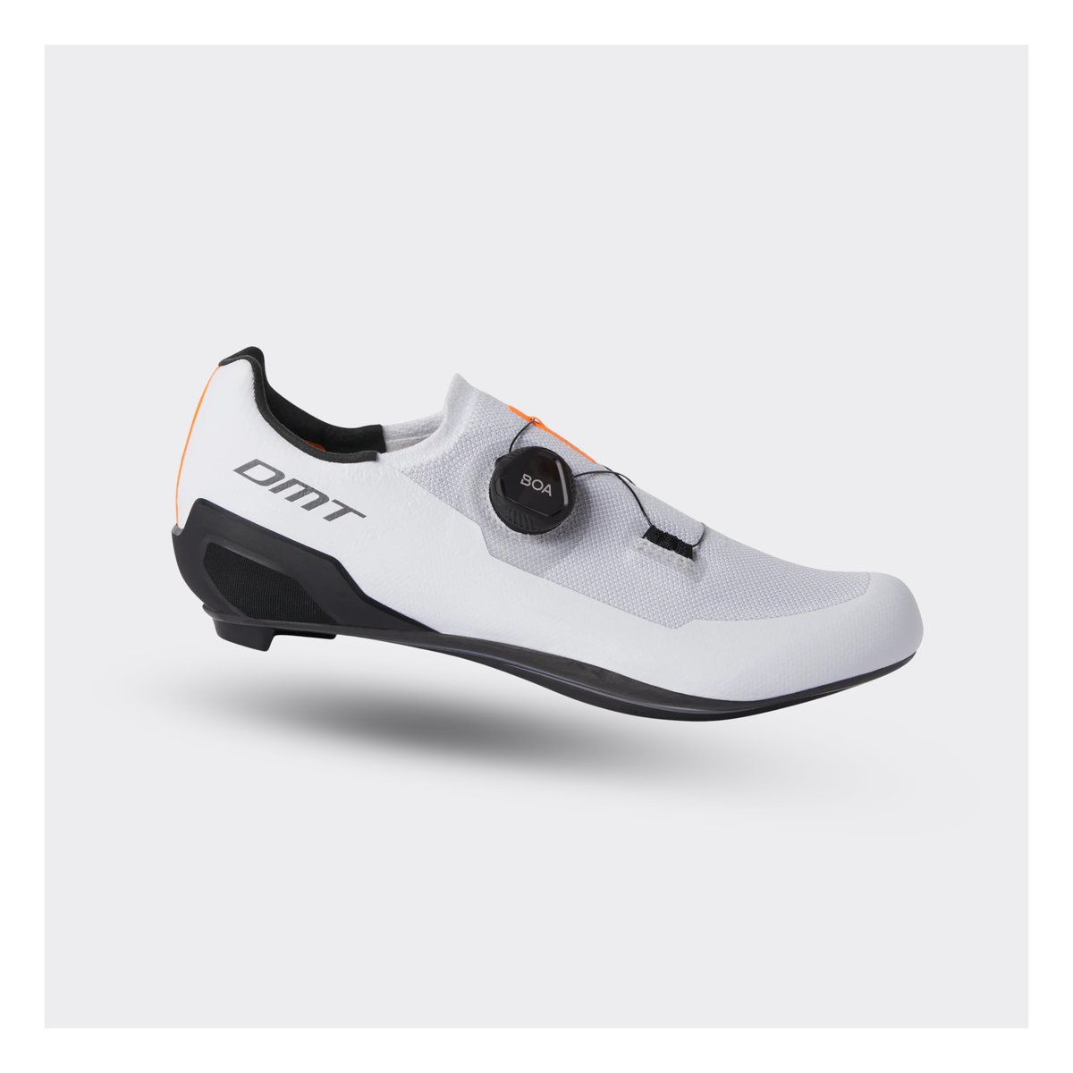 DMT KR30 Scarpe Ciclismo Strada Knit Carbonio – White, vista laterale
