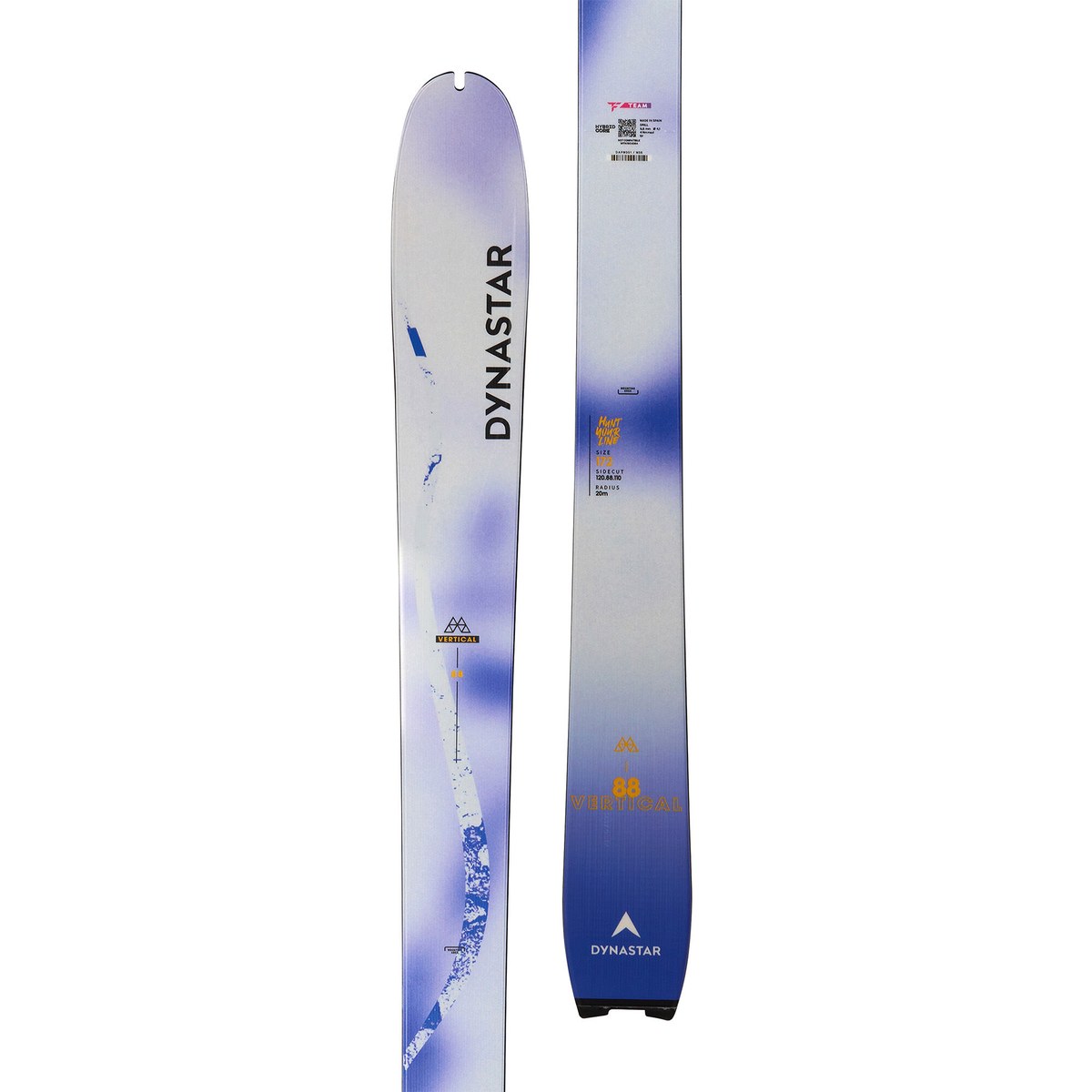 Dynastar M-Vertical 88 Open Sci Scialpinismo con Pelli – vista frontale