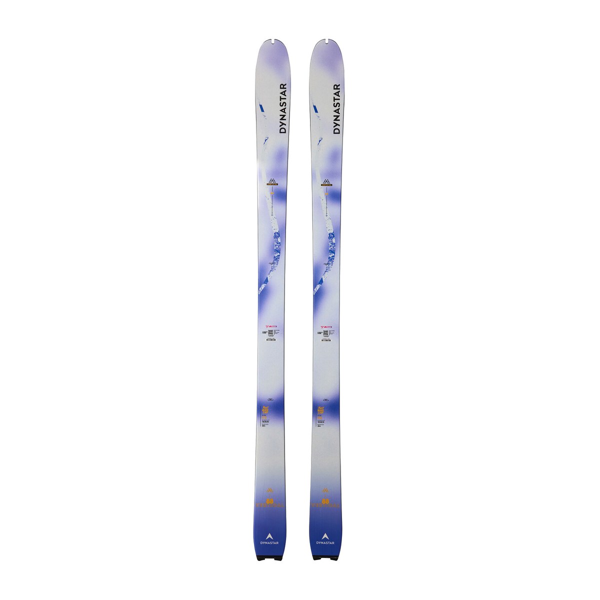 Dynastar M-Vertical 88 Open Sci Scialpinismo con Pelli – coppia di sci, vista frontale