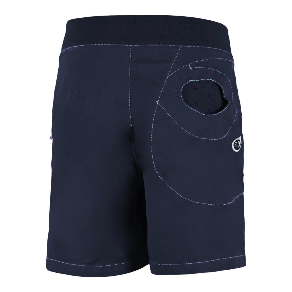 E9 Mix Short Pantaloncini Arrampicata Donna – Persian Blu, vista posteriore