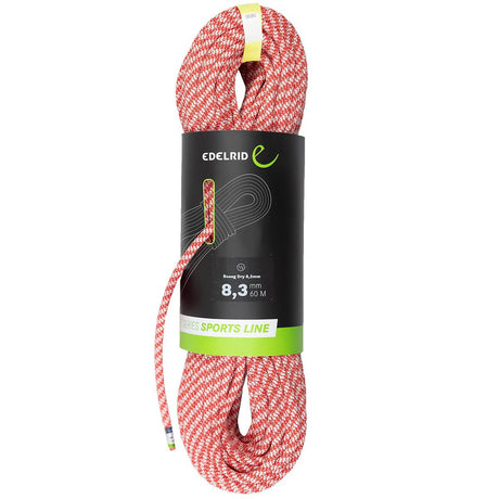EDELRID Roseg DRY 8.3mm - 60 MT - Raspberry Snow