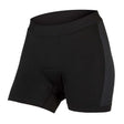Endura Engineered Boxer Imbottito Ciclismo Donna – Black, vista frontale