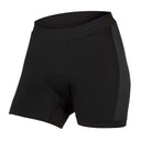 Endura Engineered Boxer Imbottito Ciclismo Donna – Black, vista frontale