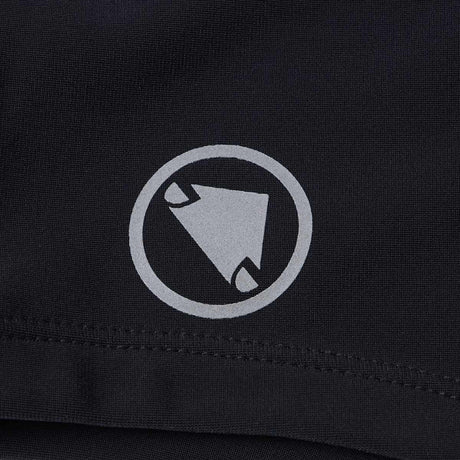 Endura FS260 Thermo Sottocasco Unisex – Black, dettaglio logo riflettente