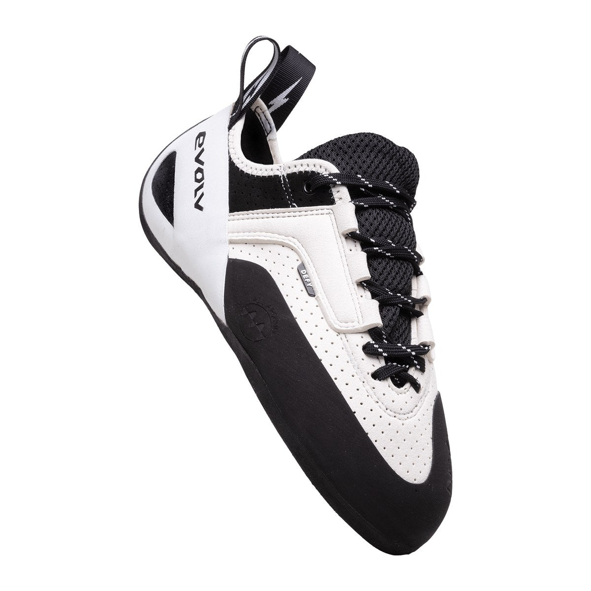 Evolv Defy Lace Scarpette Arrampicata – Gray Black, dettaglio 1