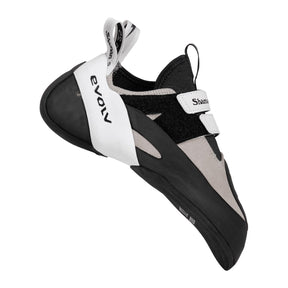 Evolv Shaman 2S LV Scarpette Arrampicata – Gray White, vista frontale