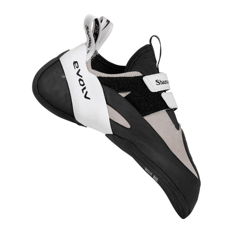 Evolv Shaman 2S LV Scarpette Arrampicata – Gray White, vista frontale