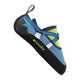 Evolv Venga Scarpette Arrampicata Bambino – Blue Lime, vista frontale