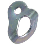 Fixe 1 Piastrina in Acciaio Zincato Ecotri 10 mm – vista frontale