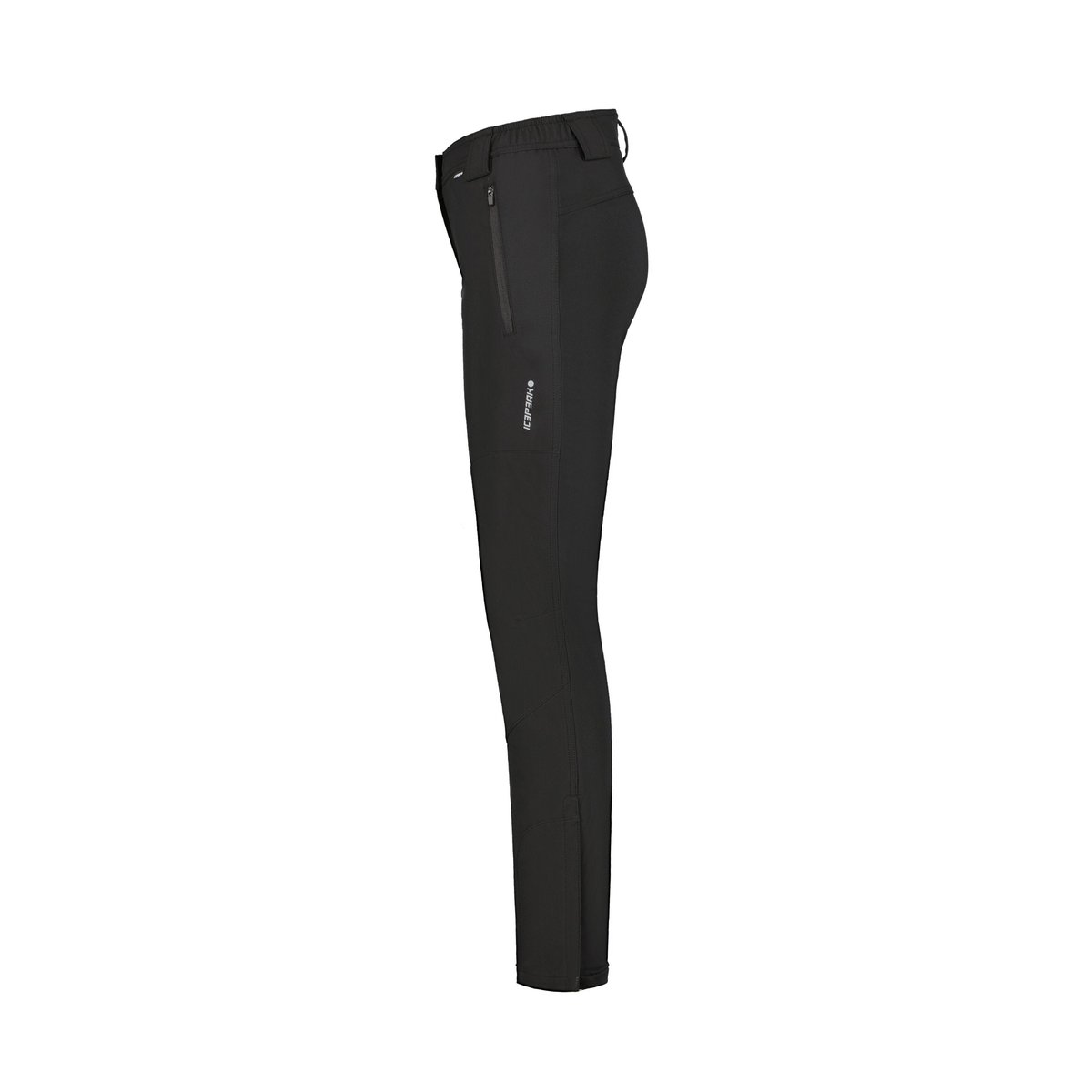 Icepeak Doral Pantaloni Softshell Donna – Black, vista laterale