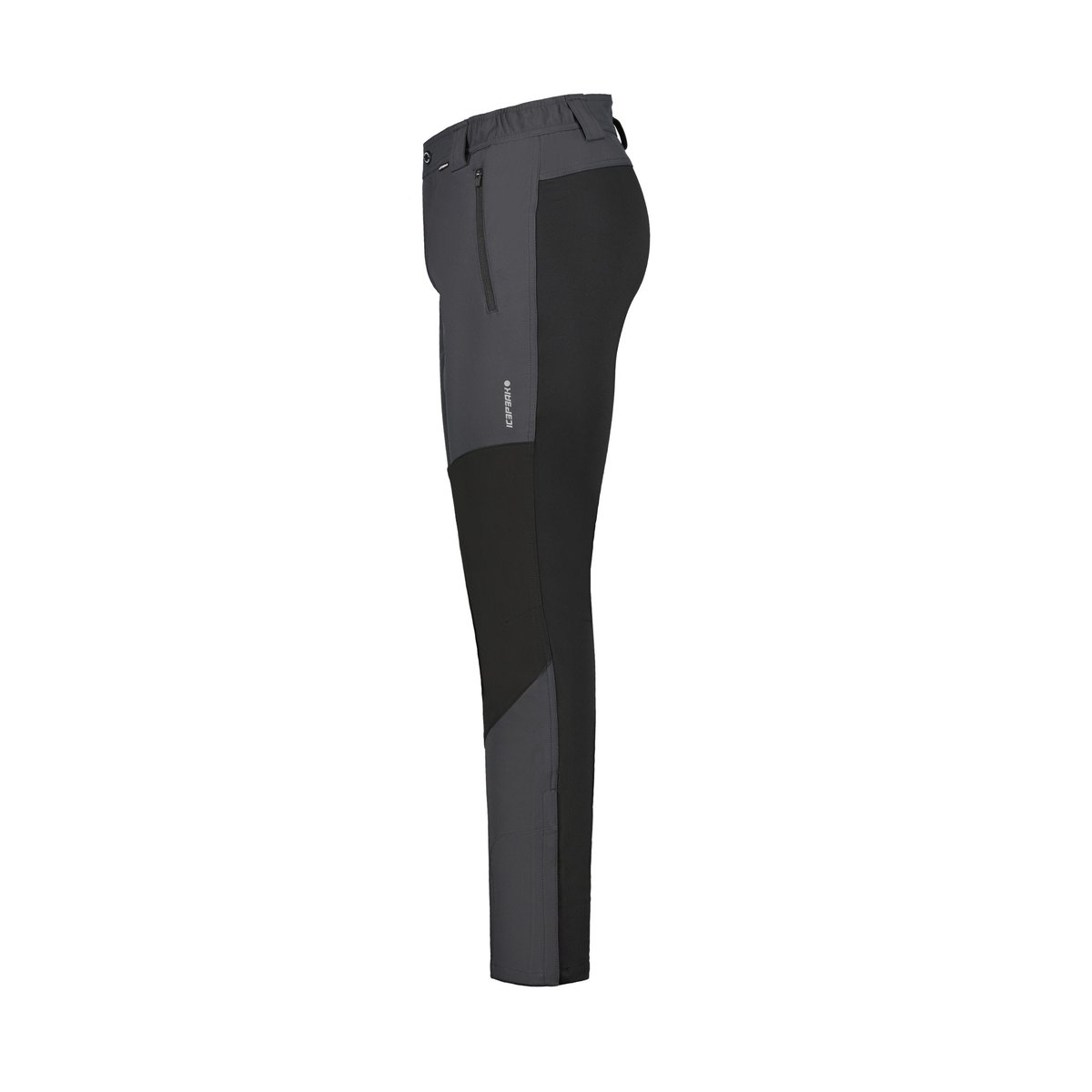 Icepeak Dorr Pantaloni Softshell Uomo – Anthracite, vista laterale