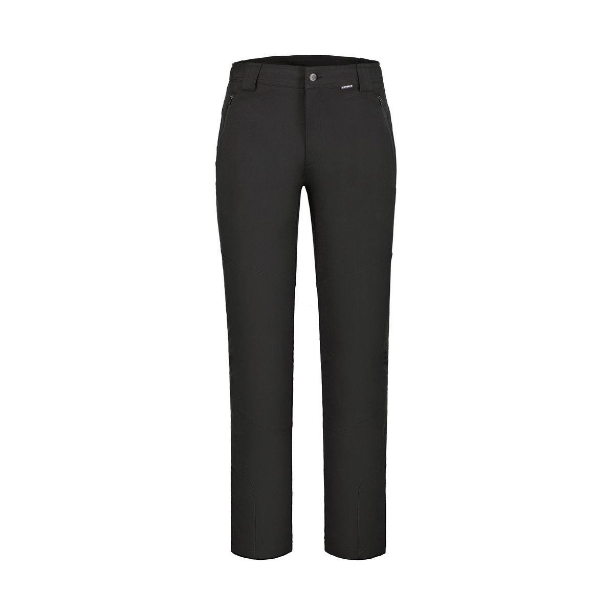 Icepeak Dorr Pantaloni Softshell Uomo – Black, vista frontale