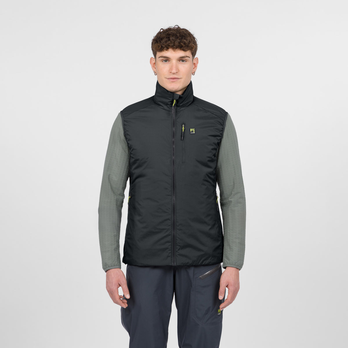 Karpos Ra Stua Gilet Imbottito Uomo Gray – vista frontale